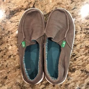 Sanuk slip on shoes - boys size 1